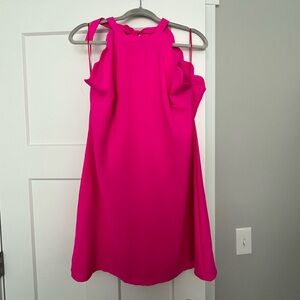 VIA JAY Vibrant Pink Halter Dress